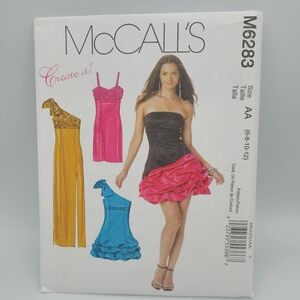 UNCUT McCall's M6283 Evening Dress Sewing Pattern
